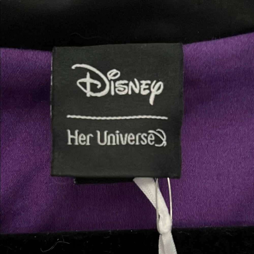 Her Universe Little Mermaid Ursula Purple Pleated Polo Collar Sundress NWT - Picture 2 of 8